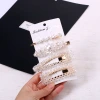 ins Internet celebrity hair clips, sweet and cute water diamond one-piece clips, fashionable bright diamond bb clips, square fashionable bangs hair clips details Picture